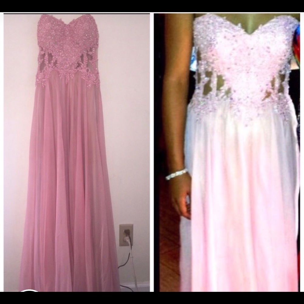 Pink gown/prom dress